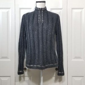 Woolrich charcoal gray sweater (3-192)